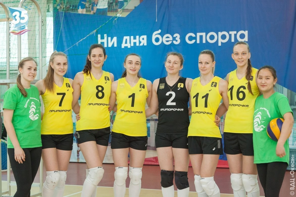 Поздравление с 35-летием «Океана» от волейбольного клуба «Приморочка»